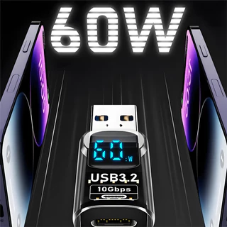Usb 3.2 10Gbps USB A Type C ตัวแปลงอะแดปเตอร์จอแสดงผลดิจิตอลสําหรับโทรศัพท์แท็บเล็ตอุปกรณ์แล็ปท็อปขั้วต่อ