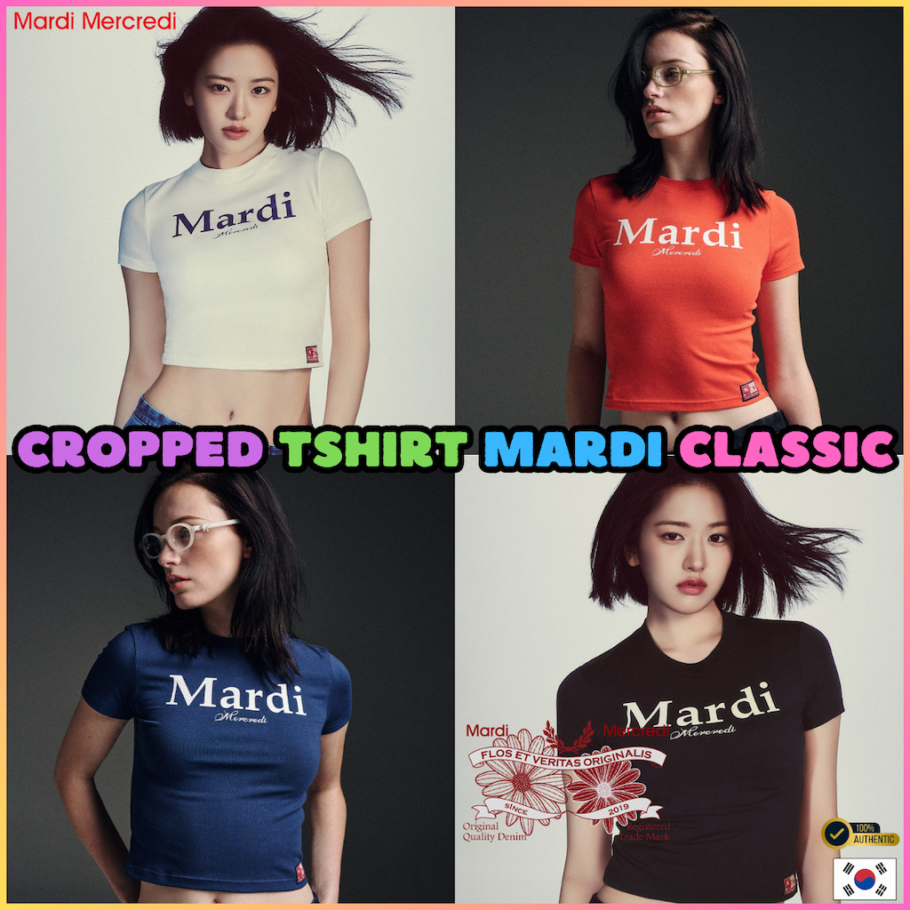 ♞,♘[MARDI Mercredi] CROPPED TSHIRT MARDI CLASSIC QAS