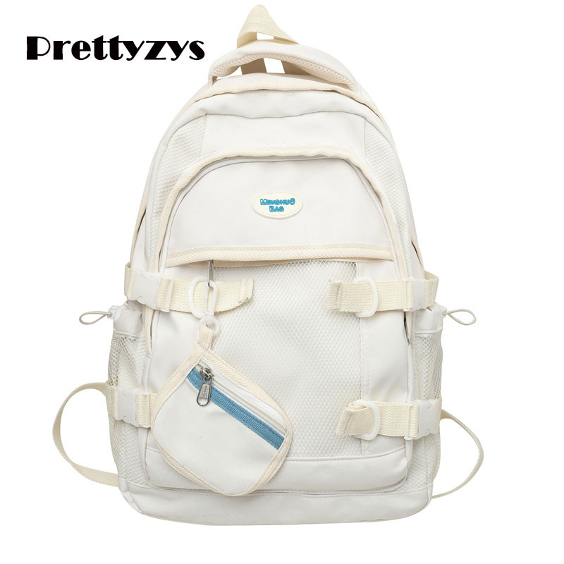 Backpack Prettyzys 2023 Korean Large capacity Bagpack School 14 inch For Teenage Girl