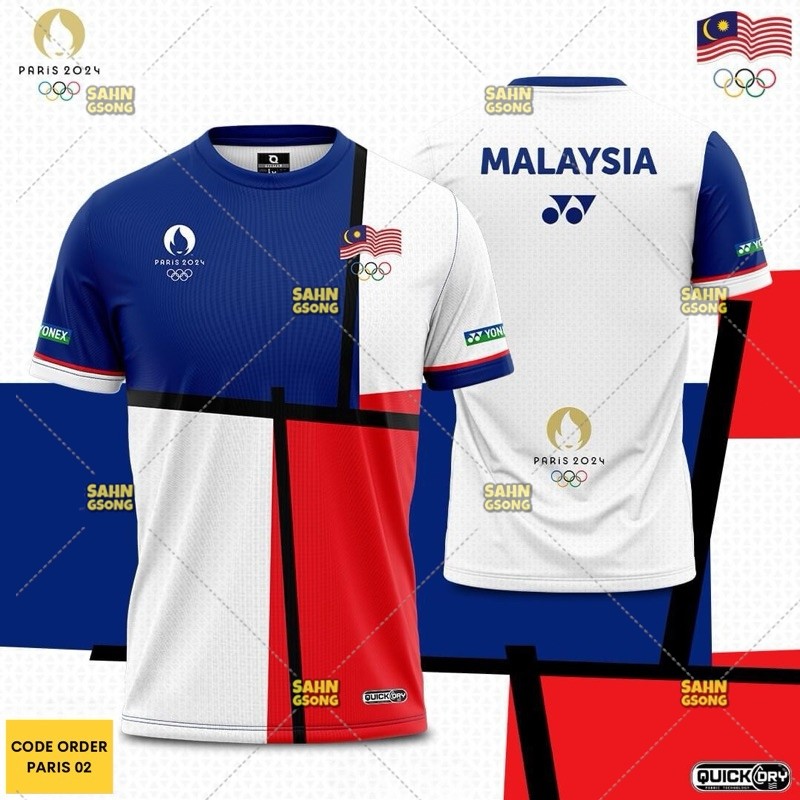 เสื้อยืด OLYMPICS PARIS OLYMPICS 2024 เสื้อยืด YONEX