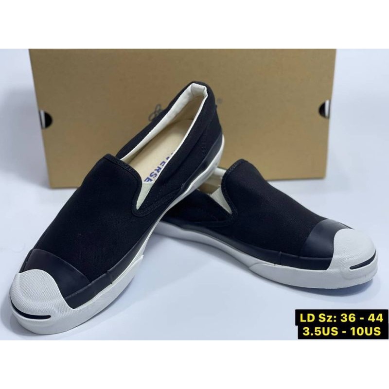 ♞,♘Converse Jack Purcell Ret Slip-on uyg