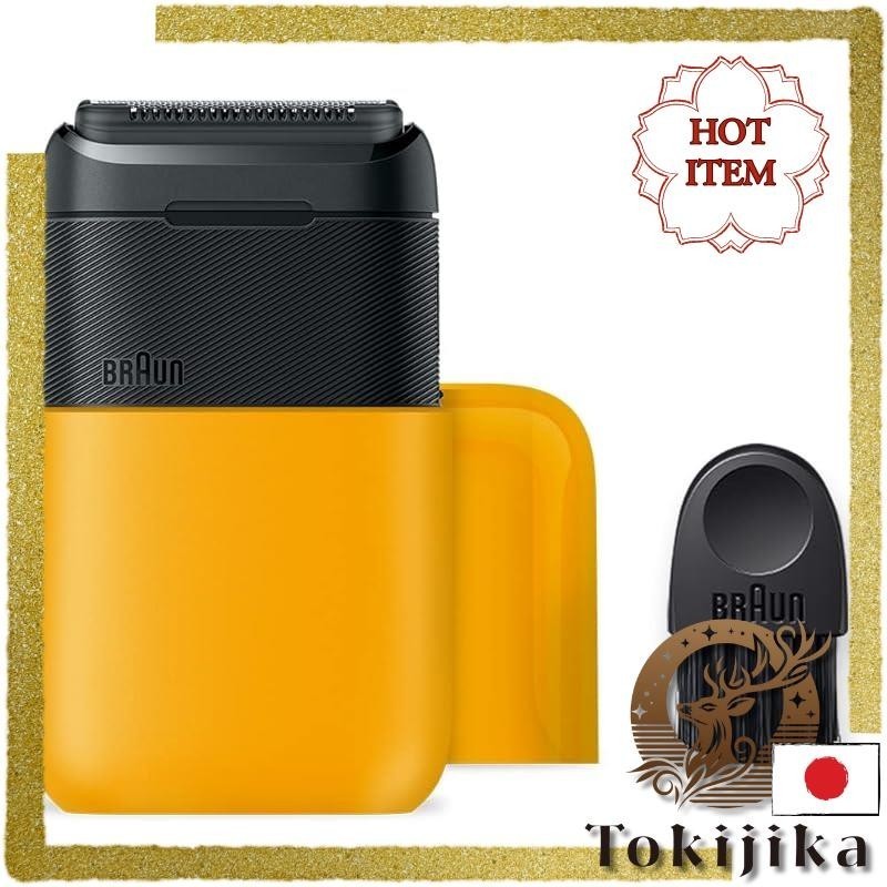 JAPAN Braun Mobile Shaver Braun Mini M-1013 Black Electric shaver for men, small and portable for t