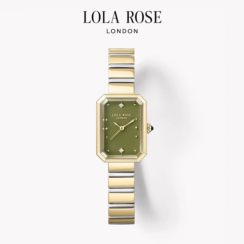 Lola Rose sugar cube little green watch lady