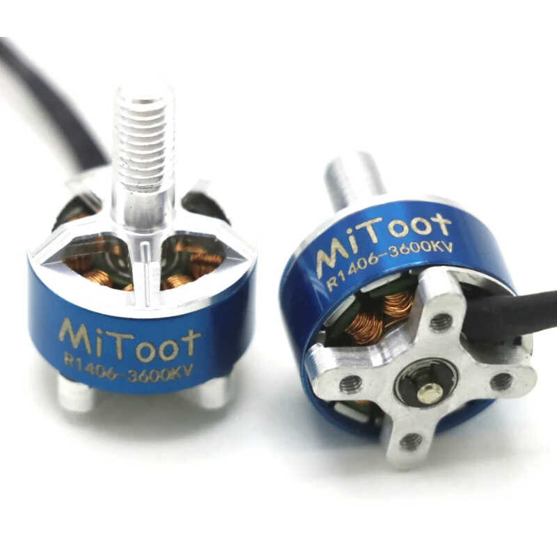 Δ 1 2 / ชิ้น Mitoot R1406 1406 3600Kv 2-4S CW CCW มอเตอร์ไร้แปรงถ่านสำ