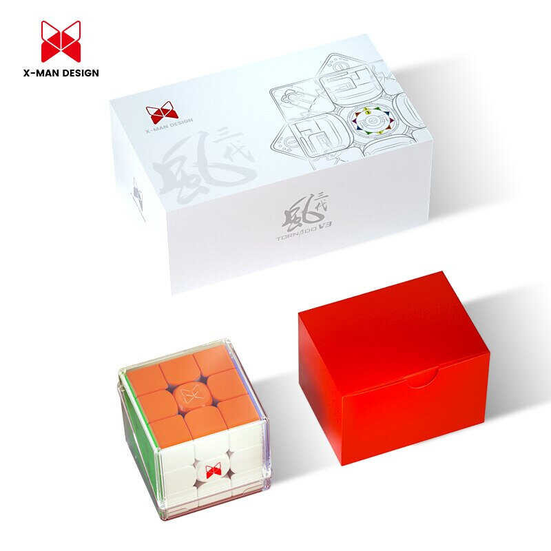 LY Qiyi NEW X-Man Tornado V3 Magnetic 3X3 รูบิก รูบิค Cube Qiyi Rubik XMD XMAN V3m M