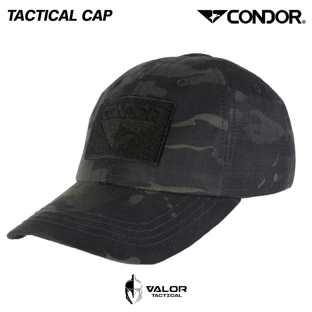 Condor - Tactical Cap [ Multicam Black ] หมวกแก็ป หมวกลายพราง กันแดด สำหรับผู้ชาย และผู้หญิง