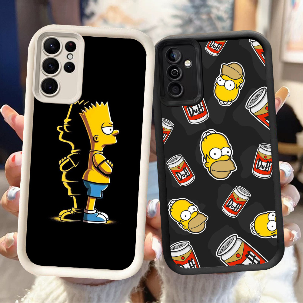 NA-74 S-Simpsons ปลอกกันกระแทกสําหรับ Samsung A55 A54 M15 S25 S24 S21 FE Ultra