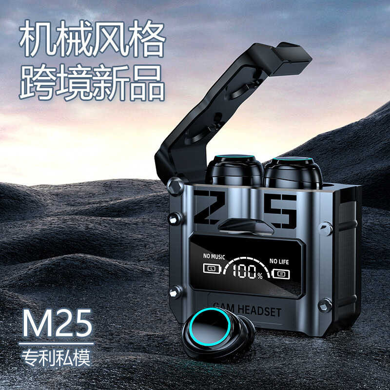 TWS รุ่นส่วนตัว M25 ชุดหูฟังบลูทูธไร้สาย Touch Sports ชนิดใส่ในหูตัดเสียงรบกวน m10