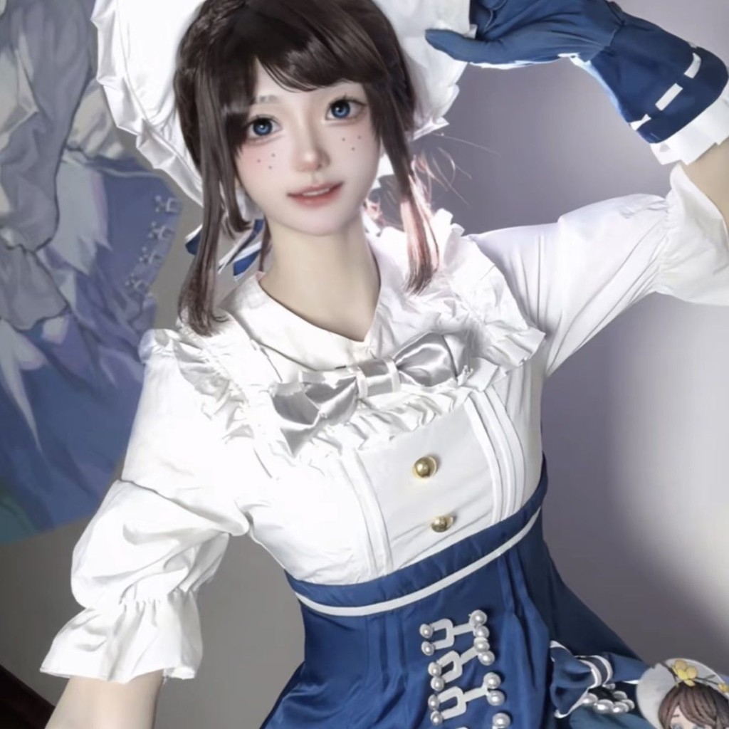 Identity 5 cos cos เครื่องแต่งกาย Gardener lan bo jingmeng การแสดงกระโปรงคอสเพลย์ชุดเต็มชุดของชุดผู