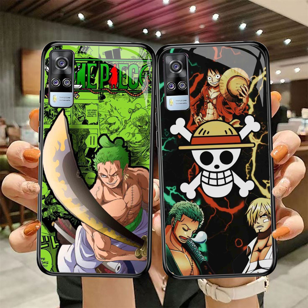DF-88 ลิง D Luffy TPU HD แก้วสําหรับ VIVO Y51 V21E Y31 Y52 V21S V21 V20 Y53S