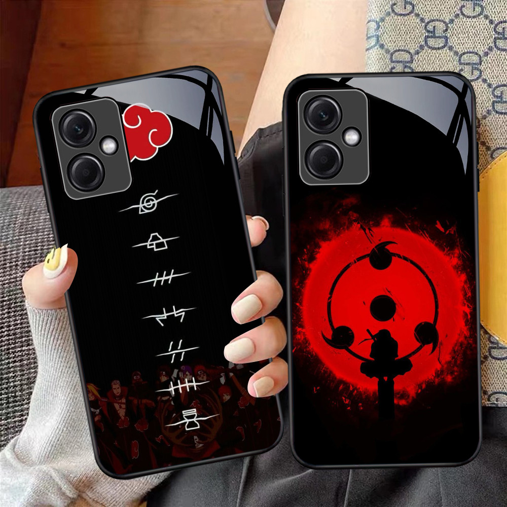 NC-98 U-Uchiha Itachis Kaca Glass Case สําหรับ Xiaomi Redmi 12 13 หมายเหตุ 12 13 Poco X5 Pro