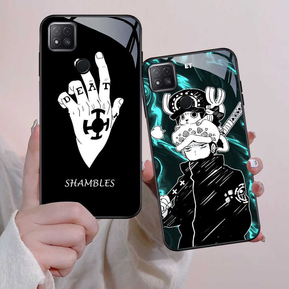 NA-98 Trafalgar D กฎหมายน้ํา HD Softcase Glossy Glass สําหรับ Xiaomi Redmi 9C 10C 10A 11A 9T 11 12 1