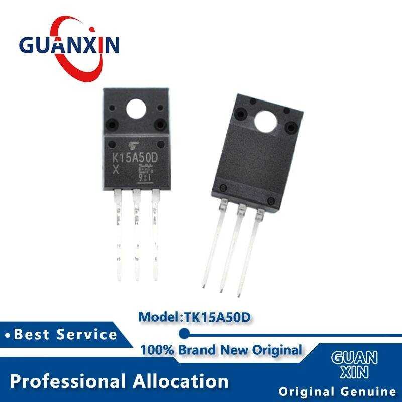 ใหม่ 100% TK15A50D TO-220F ทำเครื่องหมาย K15A50D TK15A50 100%