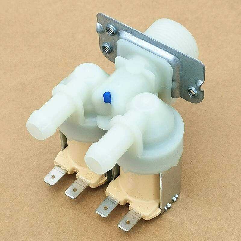 ใช้ได้กับเครื่องซักผ้า Haier X Q G 7 0 - K 1 2 9 วาล์วทางเข้า J วาล์วทางเข้าแม่เหล็กไฟฟ้าแบบสองหัว