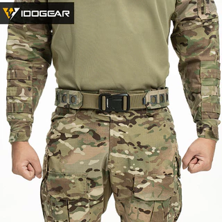 IDOGEAR 2 "เข็มขัดทางยุทธศาสตร์ MOLLE Tegris คณะกรรมการพลาสติก 1000D เข็มขัดไนลอนแข็งน้ำหนักเบา 3441