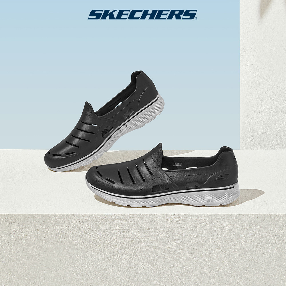 Skechers สเก็ตเชอร์ส รองเท้าแตะ ผู้ชาย Foamies On-The-Go H2 GO Sandals - 54271-BLK