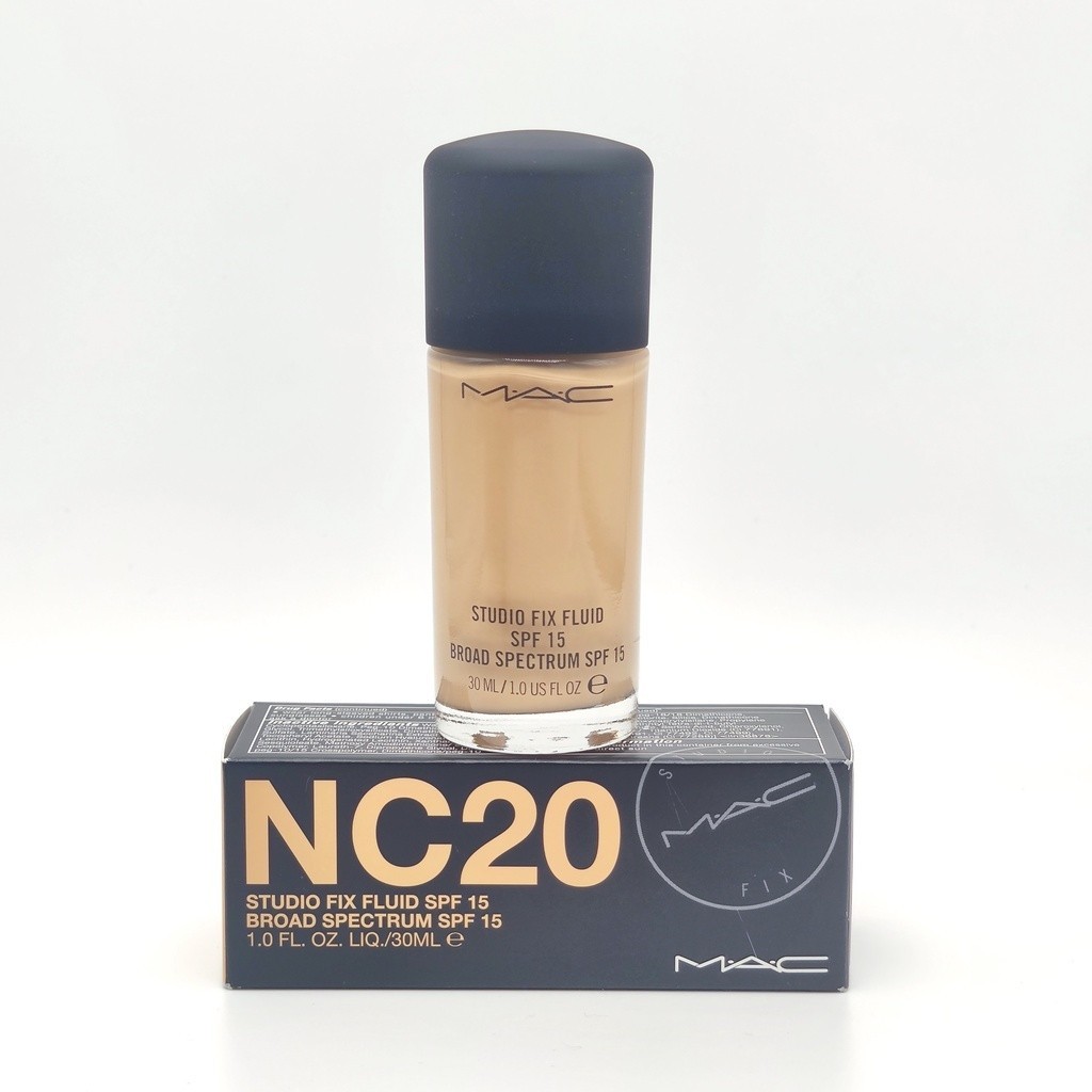 ส่งต่อของแท้ 100% MAC Studio Fix Fluid SPF15 NC20 PA++ Skin Balancing Complex Foundation 30ml