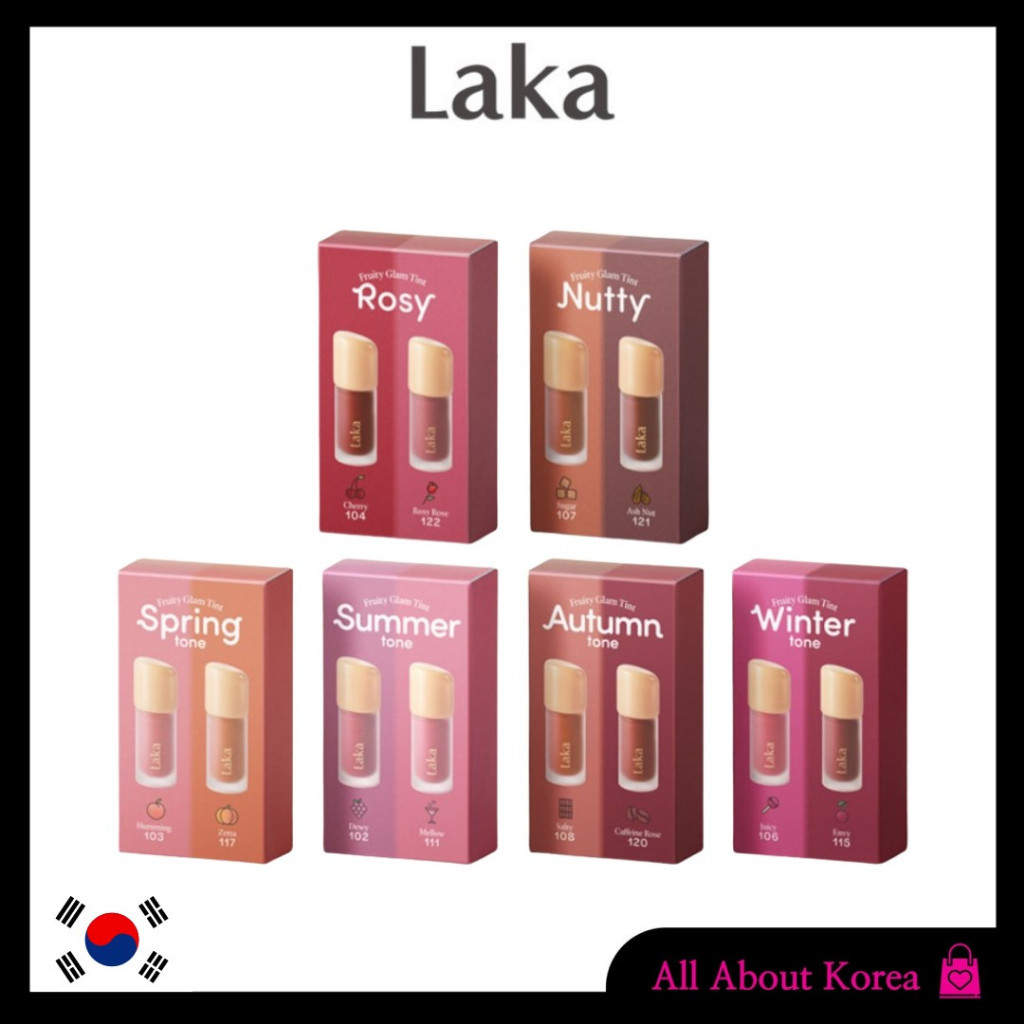 [LAKA]Fruity Glam Tint Mini Duo 6 สี