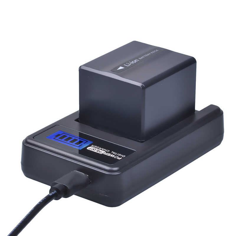 PowerTrust f 1Pcs CGA-DU14 CGADU14 CGA DU14 Camera Battery + LCD USB Charger For DU06 DU07 NV-GS1