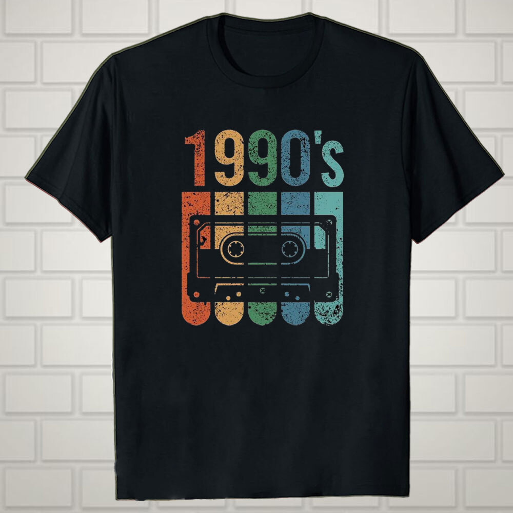 90 วินาทีผู้ชายเสื้อยืดคลาสสิกที่มีสีสันวิทยุพิมพ์กราฟิกประเดิม90วินาทีงานเลี้ยงวันเกิด โอ-คอย้อนยุคสบายๆ ค อีกครั้ง วินเทจแขนสั้น