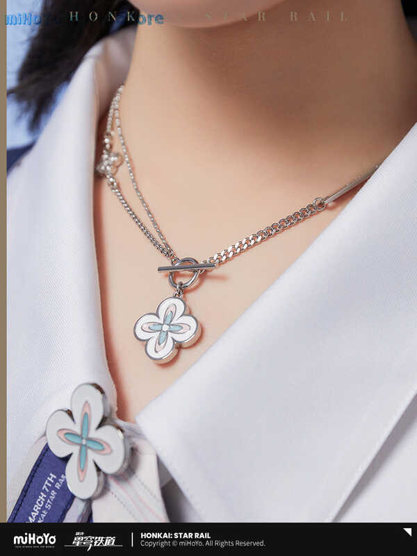 March 7 Brooch Mihoyo เป็นทางการเดิม Honkai ดาวราง March 7 ชุดตกแต่งน