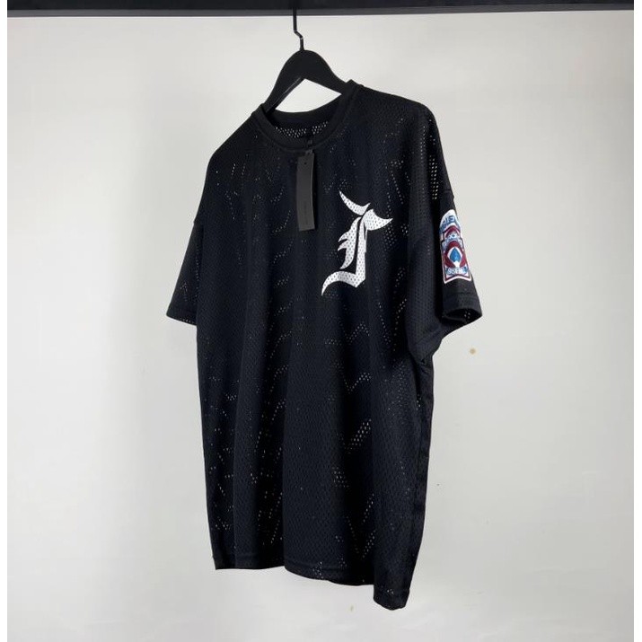 เสื้อยืดแขนสั้น ผ้าตาข่าย ปักลาย FEAR OF GOD FOG Season 5 คุณภาพสูง สําหรับผู้ชาย ราคา ถูกที่สุด ดีลบีเคเค แกลเลอรีภาพที่ 5
