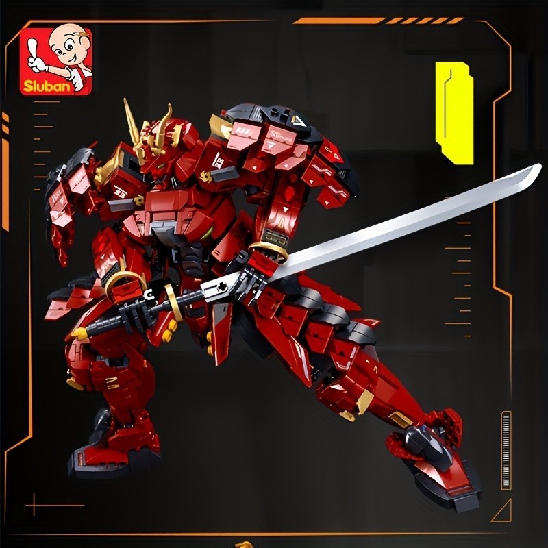 Sluban 923 ชิ้น Jiafei Samurai Mecha Building Block ของเล่นเข้ากันได้กับ LEGO วันเกิด