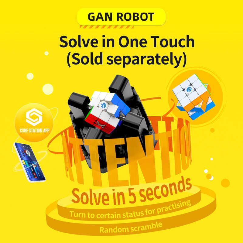 LY 356 GAN I Carry รูบิก รูบิค Stickerless แบบโปร่งแสง คิวบิก 3X3 ลูก