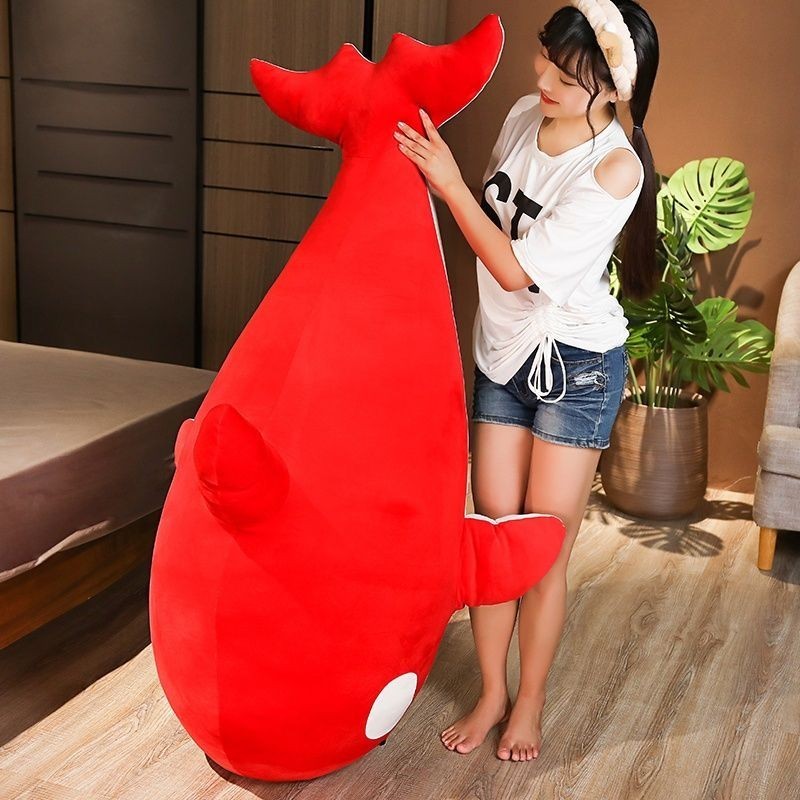 Arknights Skadi assin หมอนตุ๊กตาปลาวาฬแดง, ของเล่นตุ๊กตาปลาวาฬ, ของขวัญวันเกิดสําหรับเด็กผู้หญิง