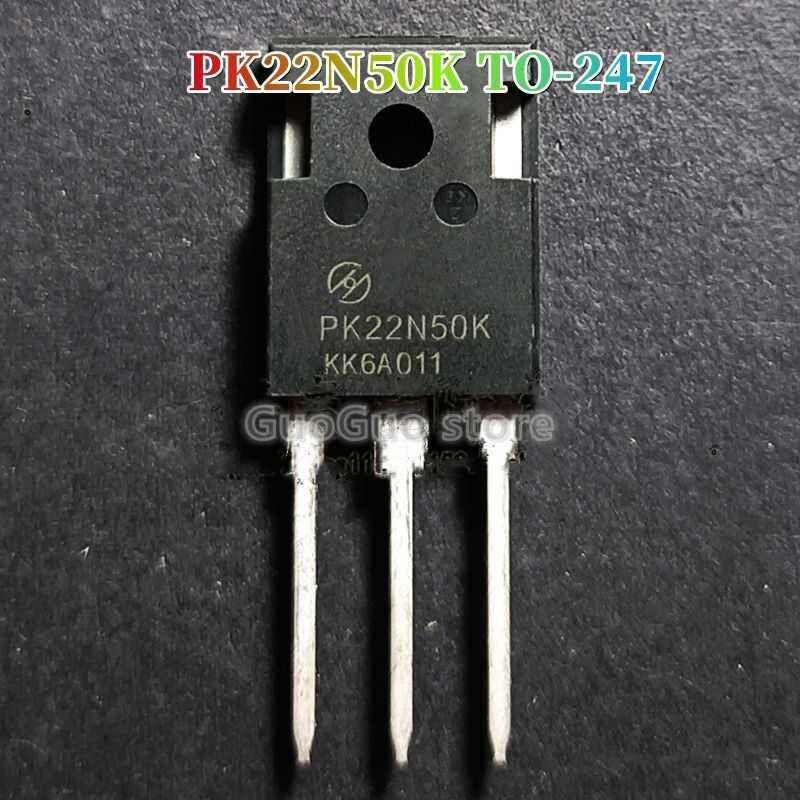 ❤ 5ชิ้น Pk22n50k To-247 22N50k 22N50 To247 22A/500โวลต์ทรานซิสเตอร์พลังงาน