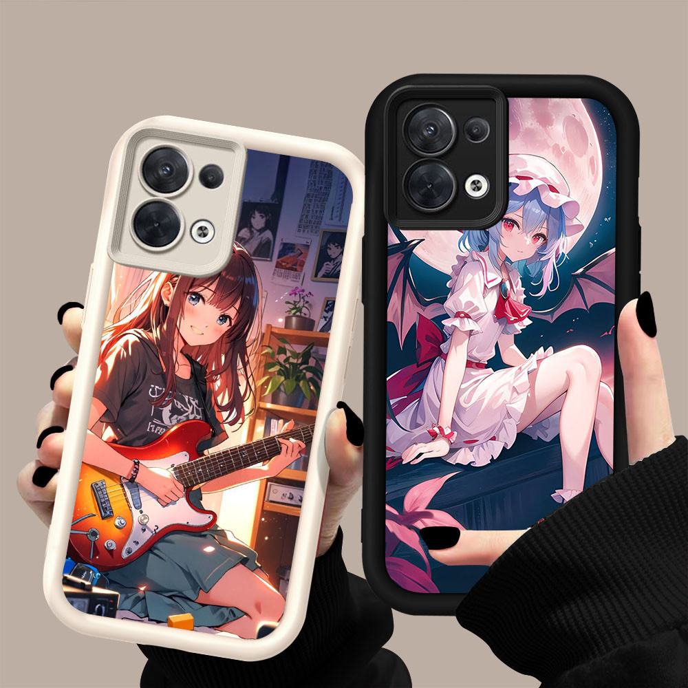 YZ-108 light-tonal สาวกันกระแทกสําหรับ OPPO Reno 8 8Z 7Z F21S F21 7 Pro Lite 5G