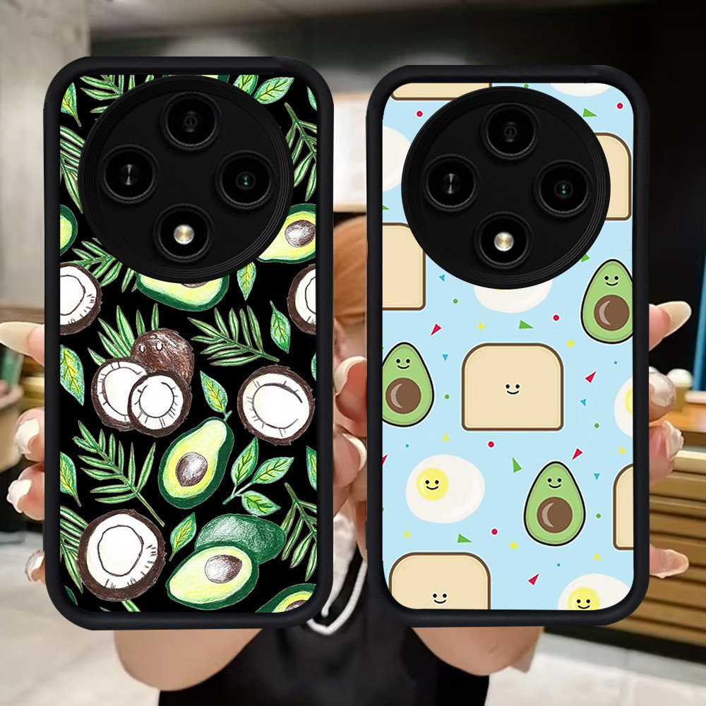 Q33 Avocado soft Casing สําหรับ Xiaomi Redmi A3X POCO X7 C75 C61 X3 NFC A3 14C Pro 5G