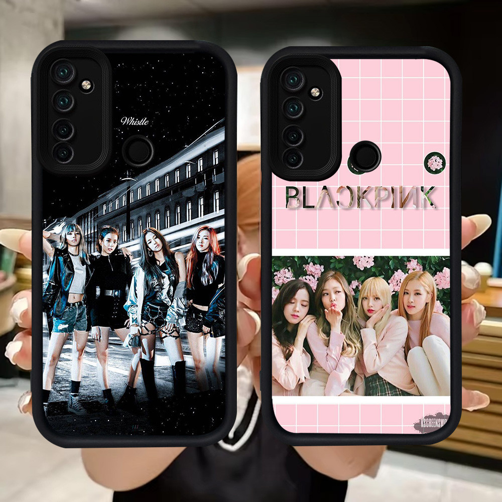 Q70 BLACKPINK ปลอกอ่อนสําหรับ Realme C2 Narzo 10A C17 7i C75 10 5i 9i 6i 20A 5 5s C2s 14 14X 14T C71