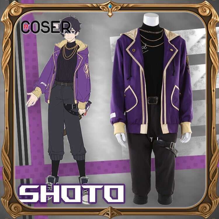 【Coser 77】 Nijisanji Vtuber Vtuber Shoto Shxtou เสื้อผ้าเพลย์ ที่สมบูรณ์แบบ