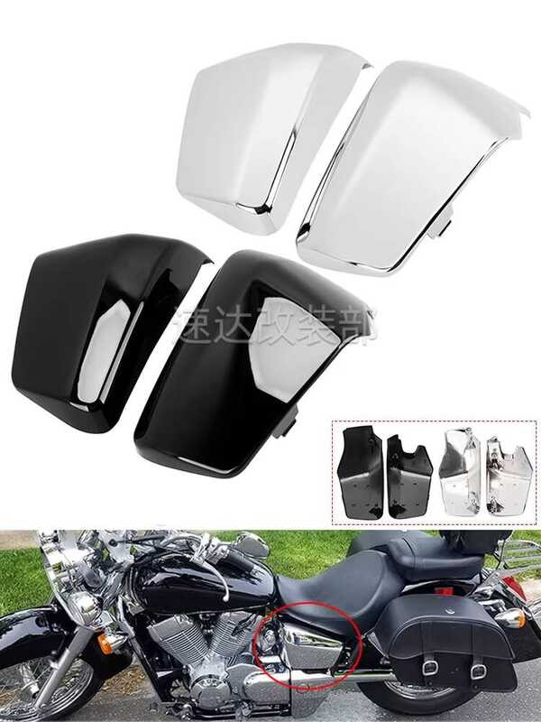 เหมาะสําหรับ BenT Shadow VT400/750 VT750C2 ฝาครอบแบตเตอรี่ด้านข้างแผงฝาครอบด้านข้าง 04-13