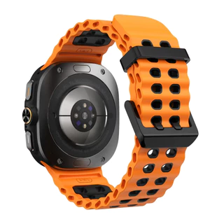 Ocean สายซิลิโคนสําหรับ Samsung Galaxy Watch 9/8 40 มม.44 มม.สร้อยข้อมือสําหรับ Galaxy Watch 8 คลาสสิก 46 มม.สายรัดข้อมือ