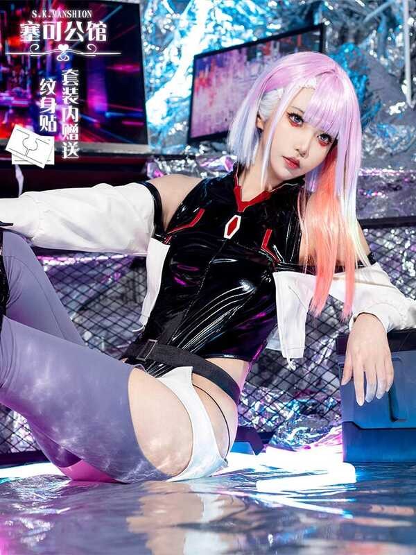 Cyberpunk Edge Walker Lucy ชุดคอสเพลย์ พร้อมเสื้อผ้าครบเซ็ต