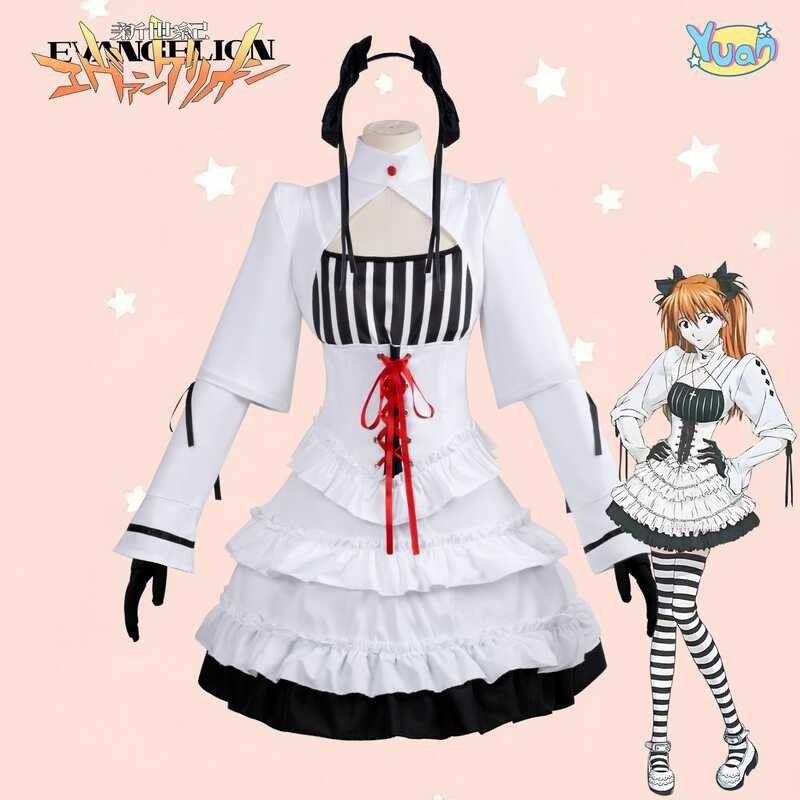 เครื่องแต่งกาย.cosplay อานุภาพ Asuka จากอนิเมะ Neon Genesis Evangelion