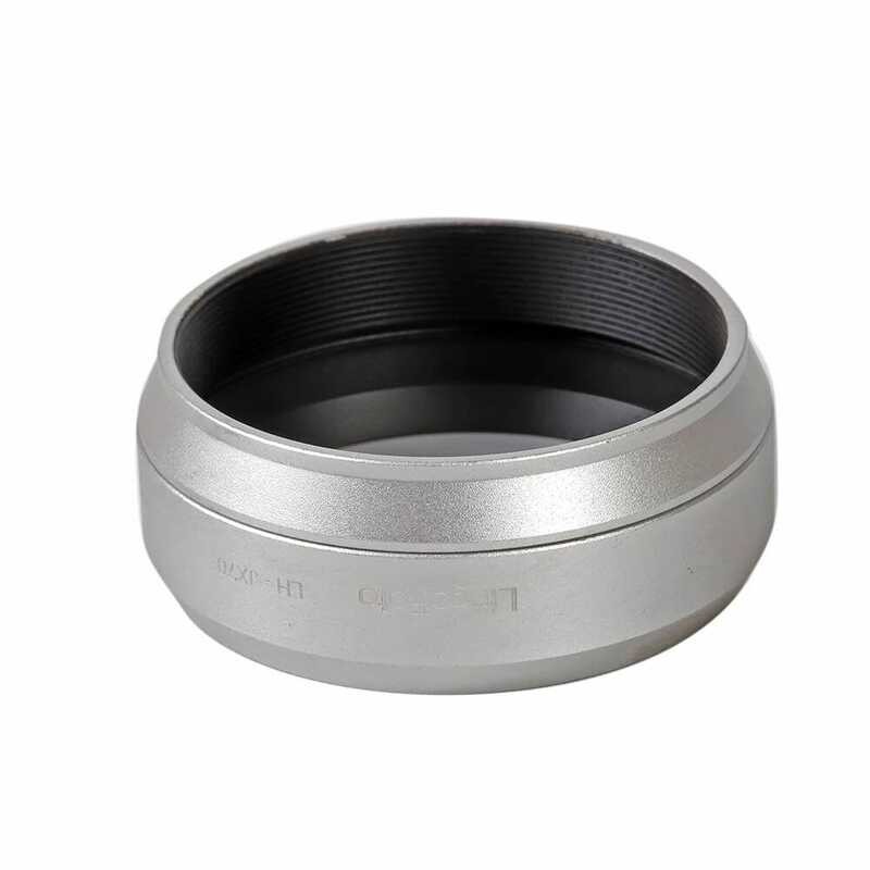 ▥ สำหรับ Fujifilm X70กล้อง,Lh-Jx70เลนส์49mm ตัวกรองอะแดปเตอร์แหวนสีดำ/เงิน