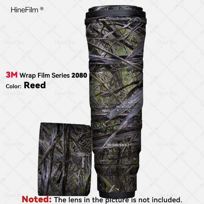 NIT Hinefilm Skin สําหรับ Nikkor 180-600 เลนส์รูปลอกผิว 180600 ฝาครอบเลนส์สําหรับสติกเกอร์เลนส์ Niko