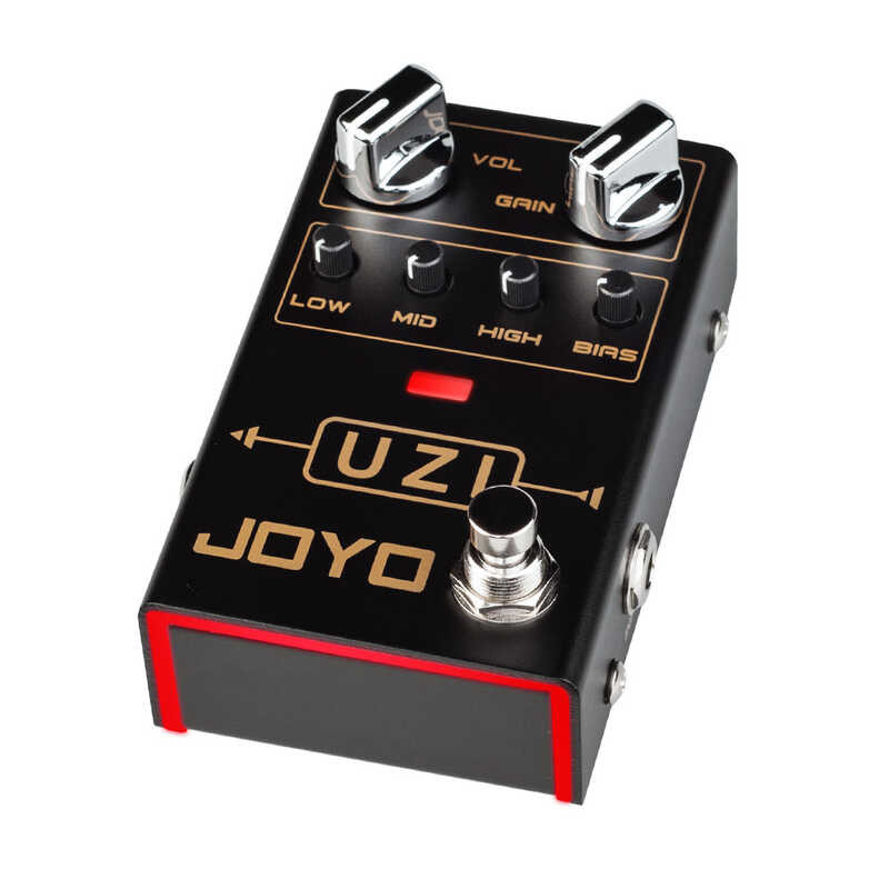 ➧ JOYO R-03 UZI โลหะหนักบิดเบือนเหยียบกีต้าร์ไฟฟ้ากำไรส