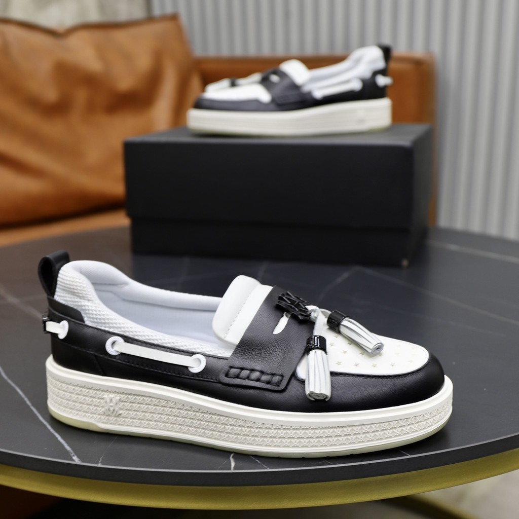 Amiri รองเท้าโลฟเฟอร์รองเท้าลําลองผู้ชาย