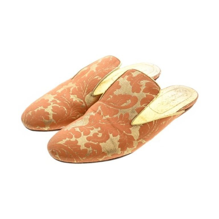 Dries Van Noten TEN M O I R 5 Shoes gold Women overall pattern brown 22.5cm Direct from Japan Secon