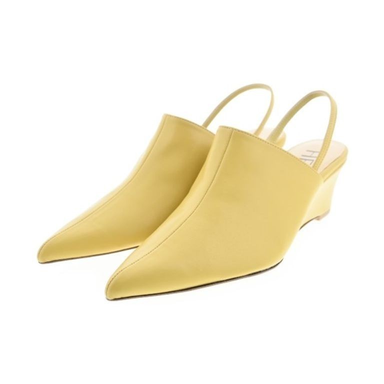 HEWN n M 5 Sandals Women yellow 23.5cm Direct from Japan Secondhand
