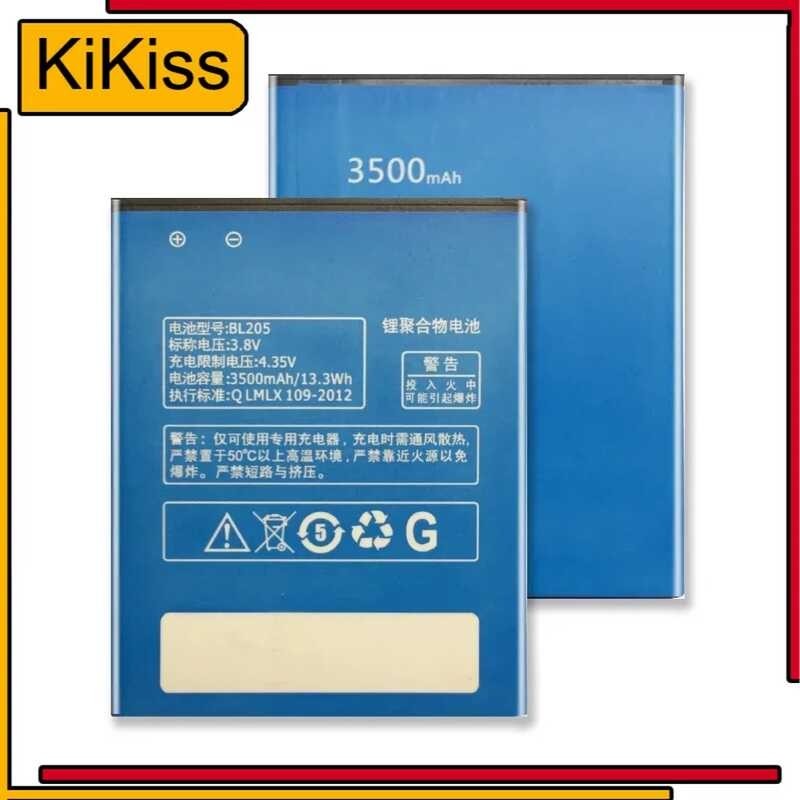 BL205 แบตเตอรี่ลิเธียมโพลิเมอร์แบบชาร์จไฟได้สำหรับ Lenovo P770 P770i 3500mAh