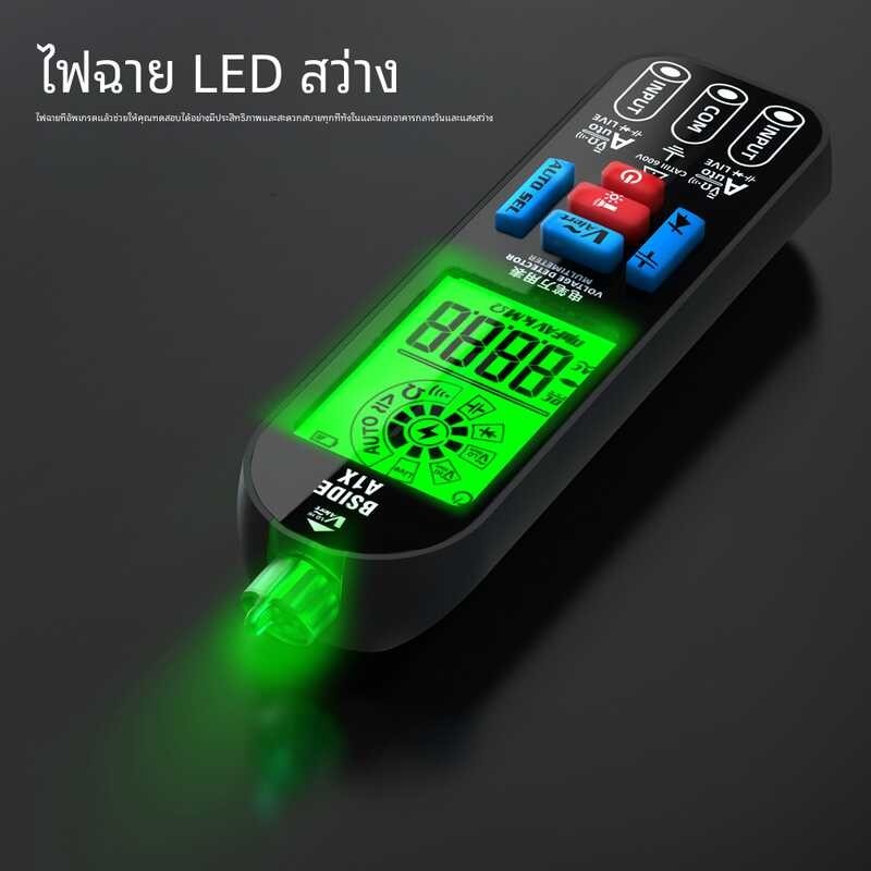 ❤ Bside เครื่องวัดมัลติมิเตอร์แบบดิจิทัลปากกา จอแสด