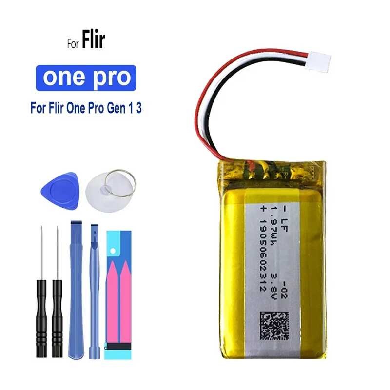 แบตเตอรี่ 520mAh สำหรับกล้องถ่ายภาพความร้อน Flir One Pro Gen 1 3