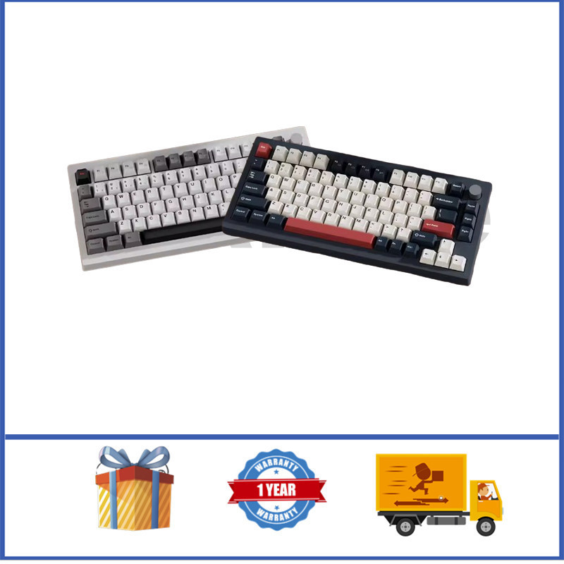 James Donkey A3 3.0 คีย์บอร์ดไร้สาย 75% GASKET คีย์บอร์ดแบบกําหนดเองแบบถอดเปลี่ยนได้พร้อมลูกบิด