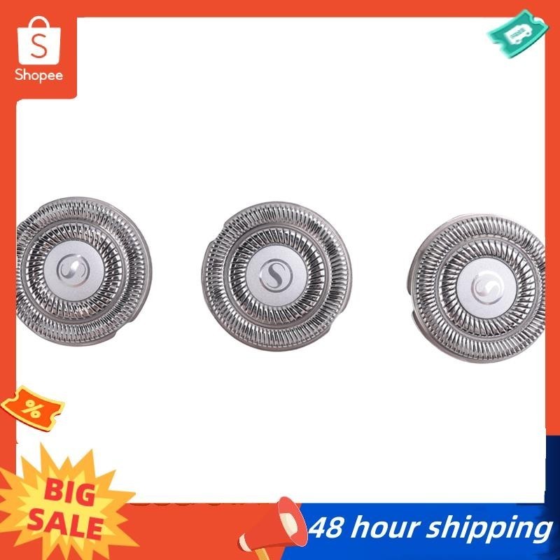 พร้อมสต็อก 3 ชิ้นสําหรับ Xiaomi Mijia S500C S500 S300 หัวโกนไฟฟ้าแทนที่เครื่องโกนหนวดสุทธิ MJTXD01S