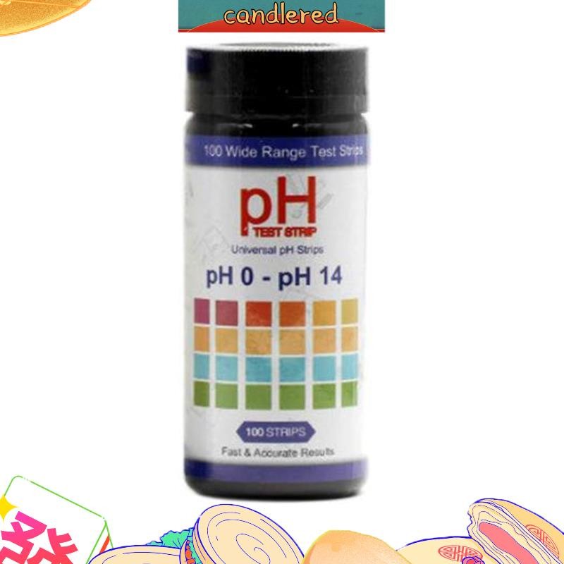 แถบทดสอบค่า PH ในดิน 100 แถบ 0-14 PH สําหรับดิน ทดสอบค่า PH ในดิน